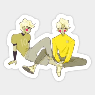 Andrew and Aaron Minyard Sticker